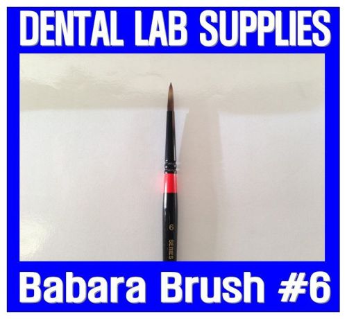 NEW Dental Lab Porcelain Build Up Babara Brush #6 - Us Seller