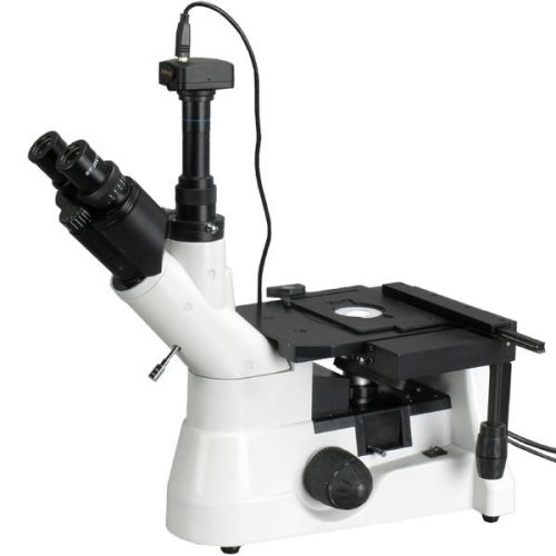 40X-800X XL View Polarizing Inverted Metallurgical Microscope + Camera