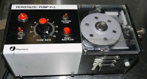 compact Pharmacia Peristaltic P-3 pump 0.6 to 400ml/h