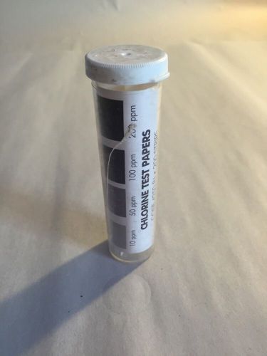 Chlorine Test Papers Code 4250 – BJ 24 Strips LaMotte