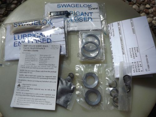 Swagelok ss-91k-s63p peek seal kit for steam service ball valve repair/ rebuild for sale