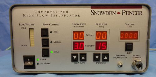 Snowden &amp; Pencer Computerized High Flow Insufflator 89-8600