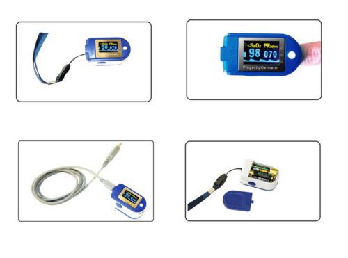 Finger Pulse Oximeter CMS50D+,SPO2,PR,OLED,USB,CD,  24H RECORDER