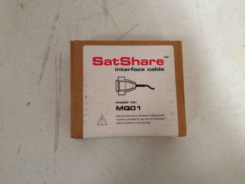 Masimo SatShare Interface cable Model No MQ01 Ref 1321 in original box