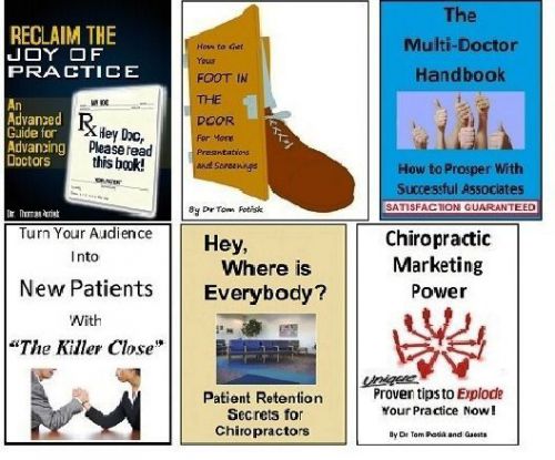 All my proven Chiropractic practice boosting books - Save 40%!