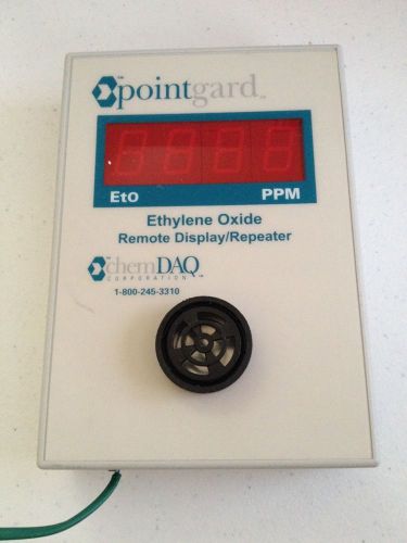 ChemDAQ PointGard Ethylene Oxide Remote Display Repeater