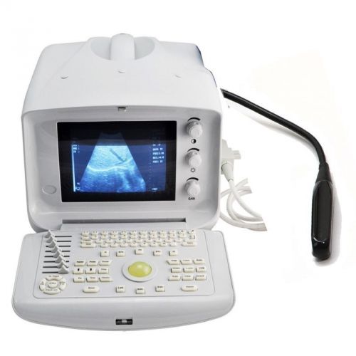 new Veterinary Bovine equine Ultrasound Scanner w endo rectal probe external 3D