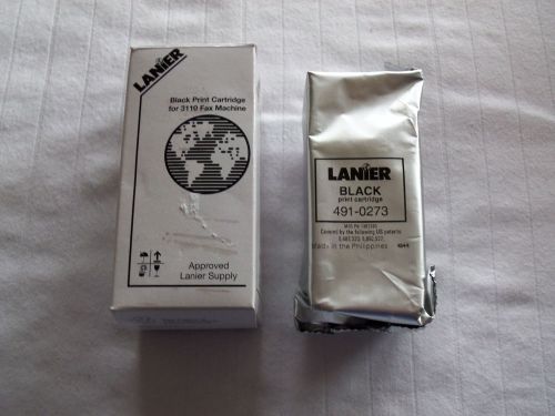 Lanier 4910273 Black Print Cartridge For 3110 Fax Machine Sealed New Old Stock