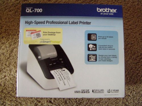 Brand new brother ql-700 high-speed professional thermal label printer!! for sale