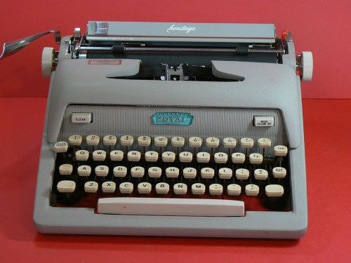 1957 Vintage Royal Heritage Typewriter
