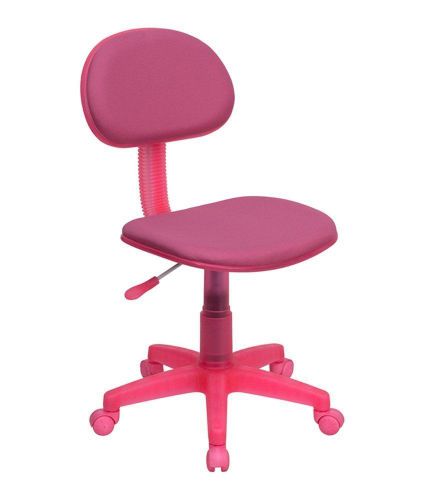 Pink chair flash furniture computer home office student task ergonomic desk girl for sale