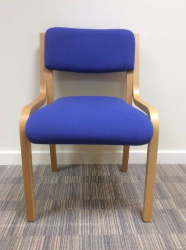 Meeting/Conference Room Stackable Chair (Blue - No Arms)