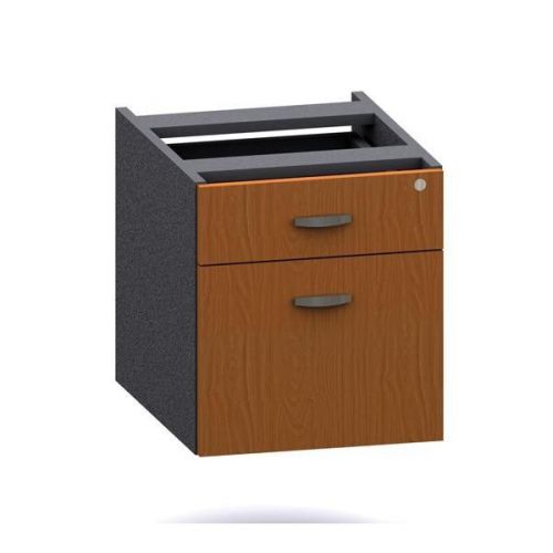 Stationery wholesalers ajax fixed 1 drawer file pedestal cherry / ironstone for sale