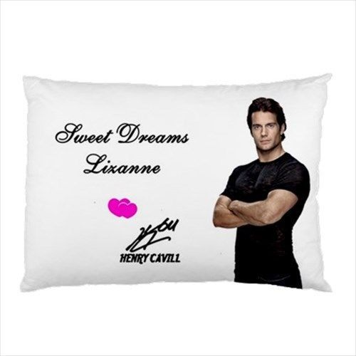 New Henry Cavill The Tudors Personalized Name Autograph Pillow Case Gift