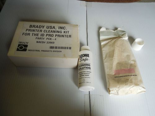 NEW BRADY PRINTER CLEANING KIT FOR THE ID PRO PRINTER 33969