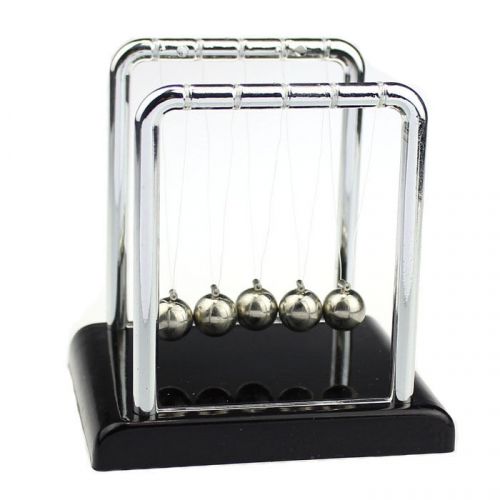 Physics Science Accessory Desk Toy  Newton&#039;s Cradle Steel Balance Ball Low-Price