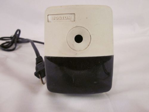 BOSTON ELECTRIC PENCIL SHARPENER MODEL #19, 296A, Tested Works Made in USA, NICE