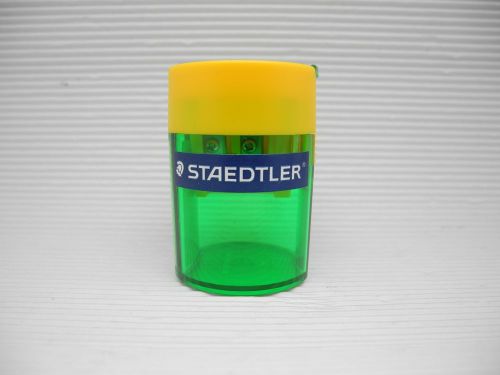 Staedtler Art Nr.512006 Double hole pencil sharpener  Yellow &amp; Green