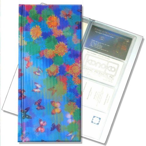 Butterflies Flowers Business Name ID Credit Card Holder Lenticular #R-055-BF128#