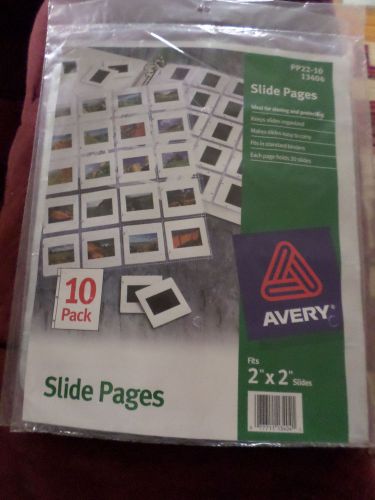 Avery Slide Pages, 10 pk, lot of 2
