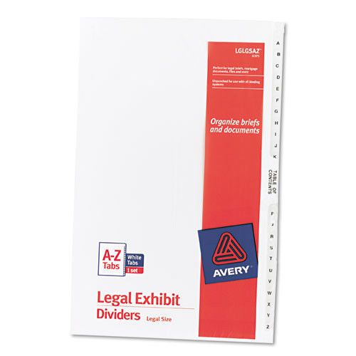 Avery avery-style legal side tab divider - ave11375 - 12 pack case for sale