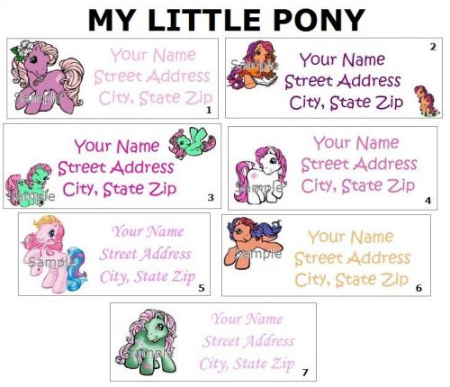 *CUTE * My Little Pony Return Address Labels &amp; Name Stickers