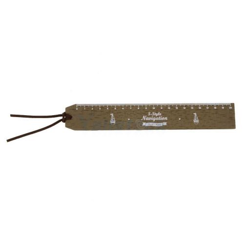 20cm unique new style portable wood ruler book bookmark study set for sale