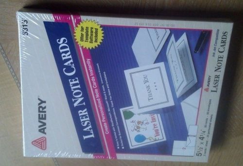 Avery Laser Note Cards (5315, New)