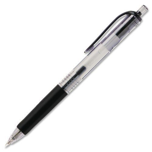 Uni-ball Signo Retractable Gel Pen - 0.4 Mm Pen Point Size - Black (san69034)