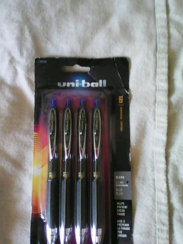 Uniball 207 gel  blue - count 3 for sale