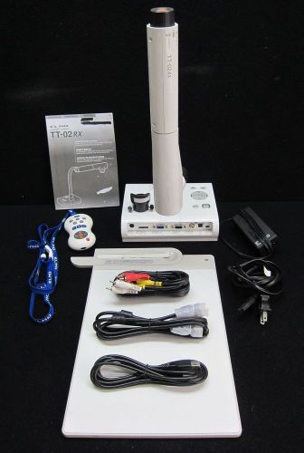 ELMO TT-02RX Visual Document Camera + Cables / Power Adapter / Remote *Complete*