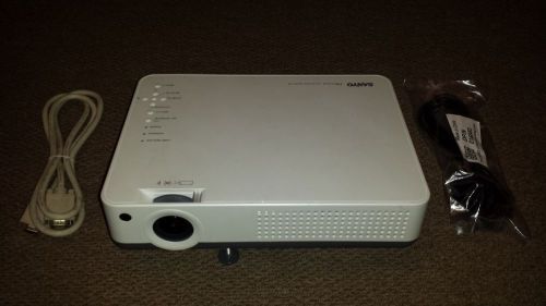 Sanyo Pro Xtra PLC-XW50 1500 ANSI XGA LCD Multimedia Projector With Cables