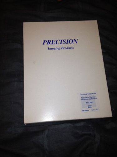 PRECISSION TRANSPARENCY FILM 10-204 THERMAL100 SHEETS