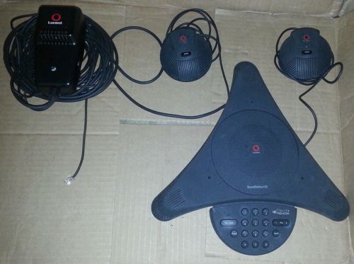 Legend used Polycom Soundstation EX conference phone with power supply &amp; 2 mics