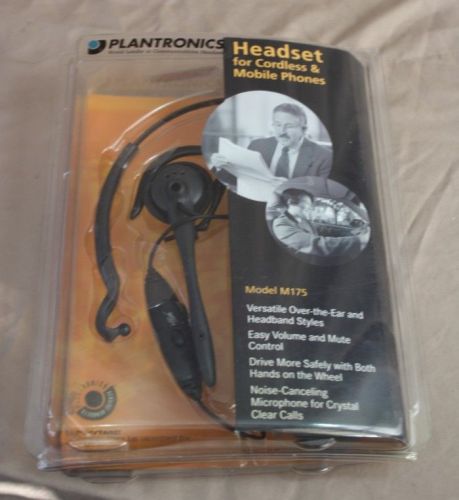 Plantronics Headset for Cordless &amp; Mobile Phones Model M175