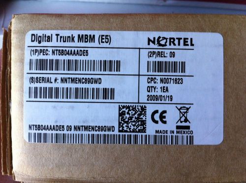 NEW Nortel Avaya BCM DTM Digital Trunk T1 PRI Module NT5B04AAADE5 BCM450 BCM400