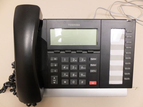 TOSHIBA DP5022-SD BLACK SPEAKER DISPLAY TELEPHONE QTY AVAILABLE /W WARRANTY