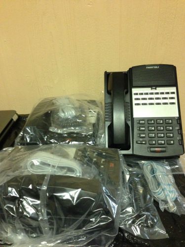 Omega Phone ADIX 12 Button Multi Line IX 12KTS 3 Black Lot of 3 Telephones