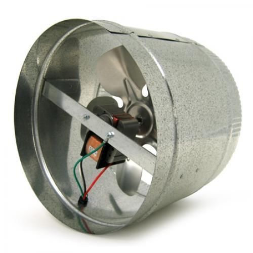 Suncourt -- inductor 10&#034; in-line 2-speed duct fan (db310p) for sale