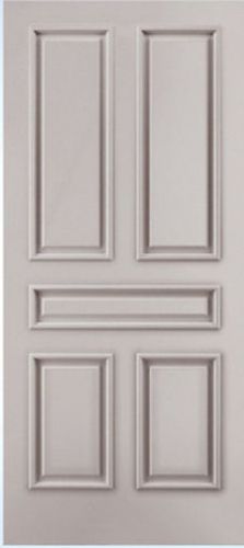 Custom Carved 5 Panel Center Double Hip Raised Moulding Primed Solid Core Doors