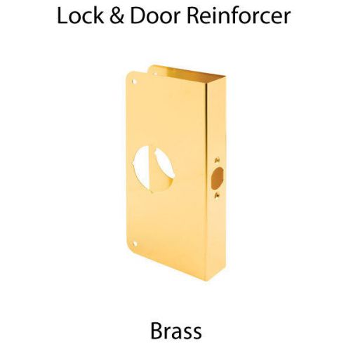 Franklin 707CS Solid Brass Door Reinforcer 1-3/4 Thick 2-3/8 Backset 2-1/8 Bore