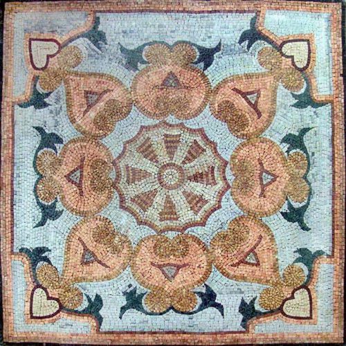 Floral Geometric Pattern Mosaic