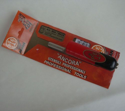 ON SALE Black &amp; Red Wood Handle Pavan 840/INOX TEMPERED STEEL Trowel 9.5&#034; x 4&#034;
