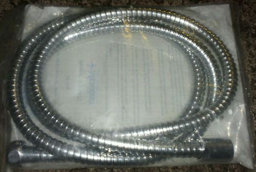 (4) 72&#034; DOUBLE CLINCH METAL SHOWER HOSE W/ BUILT-IN MICROBAN PROTECTION 1/2&#034;