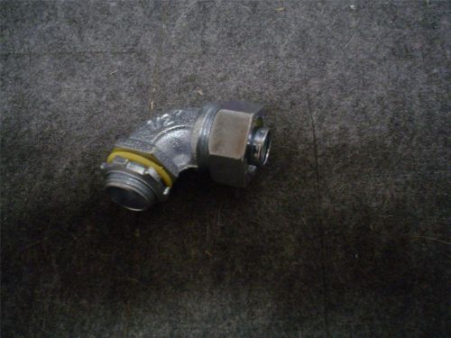 Hubbell 90 degree elbow liquid tight connector 1/2&#034; # 3542 pex pipe for sale