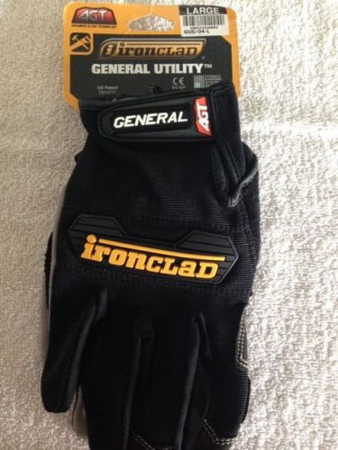 Ironclad General Utility Gloves GUG-04-L, Large New