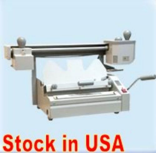 Perfect binding machine with roughener unit hot melt glue book binder for sale