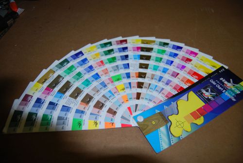 Vanson Printing Inks Color Chart &amp; Specifier Guide From 1C - 50 C