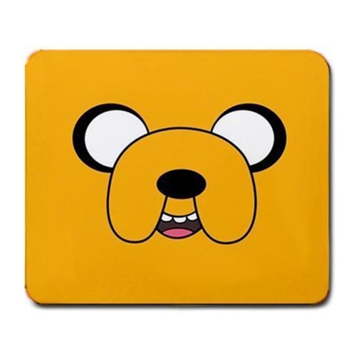 Adventure Time of Finn and Jake Yellow Dog Mousepad Mousemat Mice