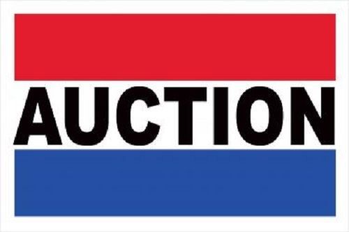 AUCTION 3x5&#039; BUSINESS FLAG RED WHITE BLUE BANNER